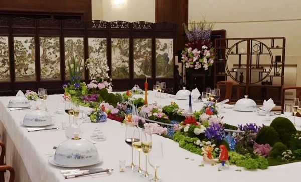 hangzhou porcelain shines at state banquet