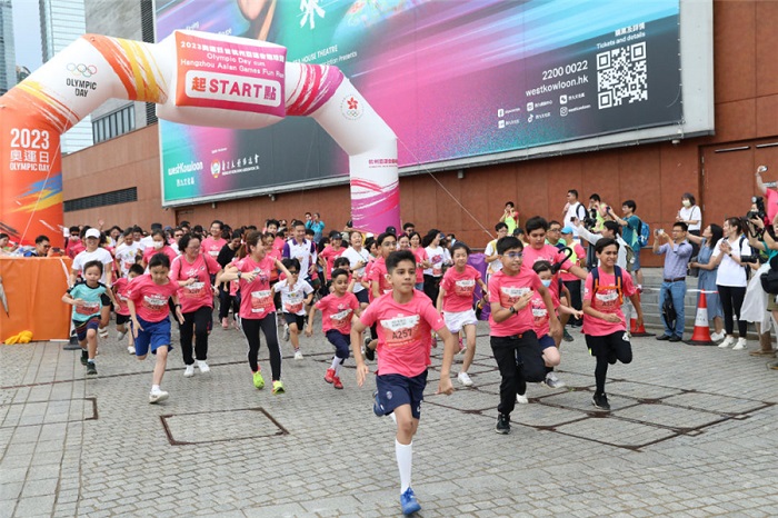 asian games fun run joins olympic day celebrations in hong kong