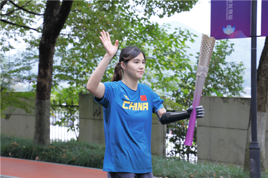 the marvel of smart bionic arms: how xu jialing lit the main torch