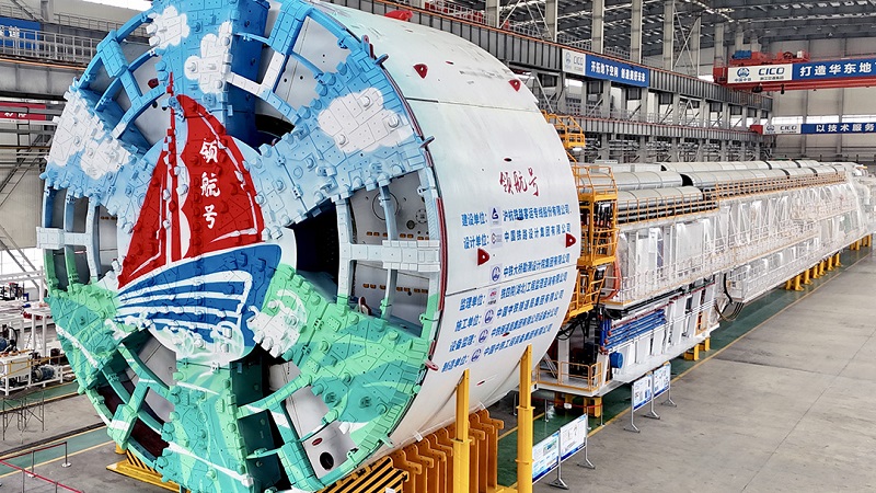 hangzhou-made shield machine boasts world-leading technological advances