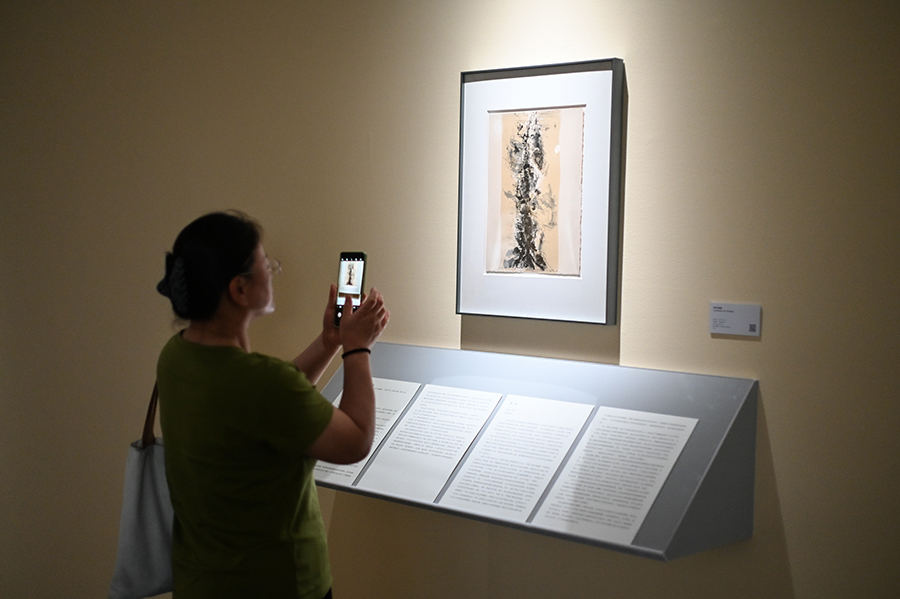 jiushi art museum brings together zao wou-ki's art with poems composed by renowned authors