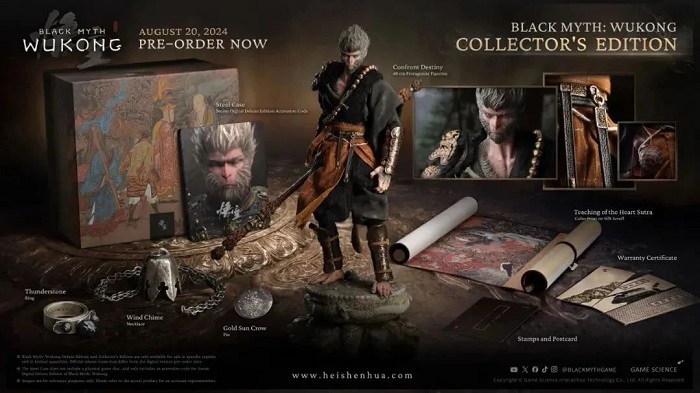 black myth: wukong limited edition figure sells out in 1 minute