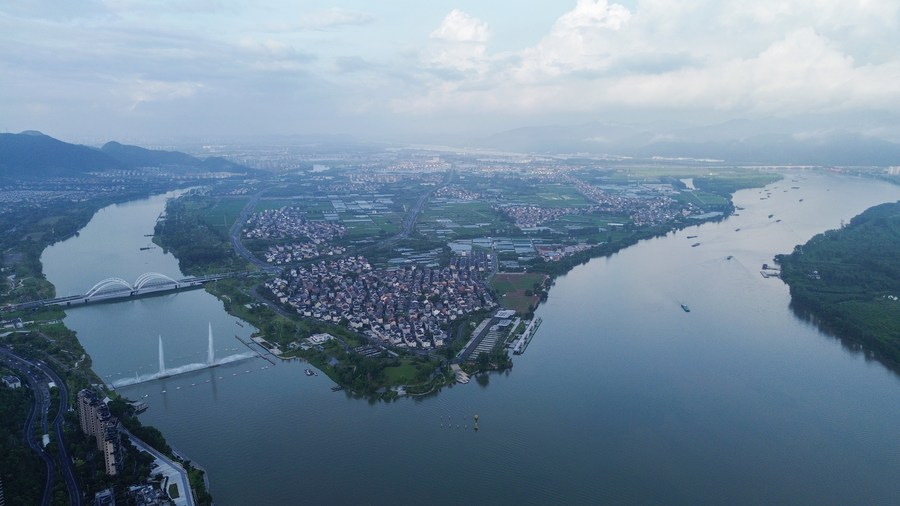 ecology project brings clear water, asian games to zhejiang river